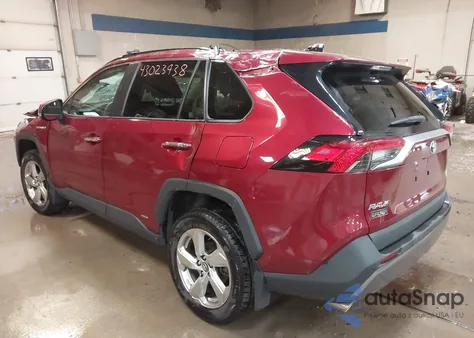 2020 Toyota Rav4 Hybrid Limited from USA, damaged, VIN 4T3D6RFV2LU005286